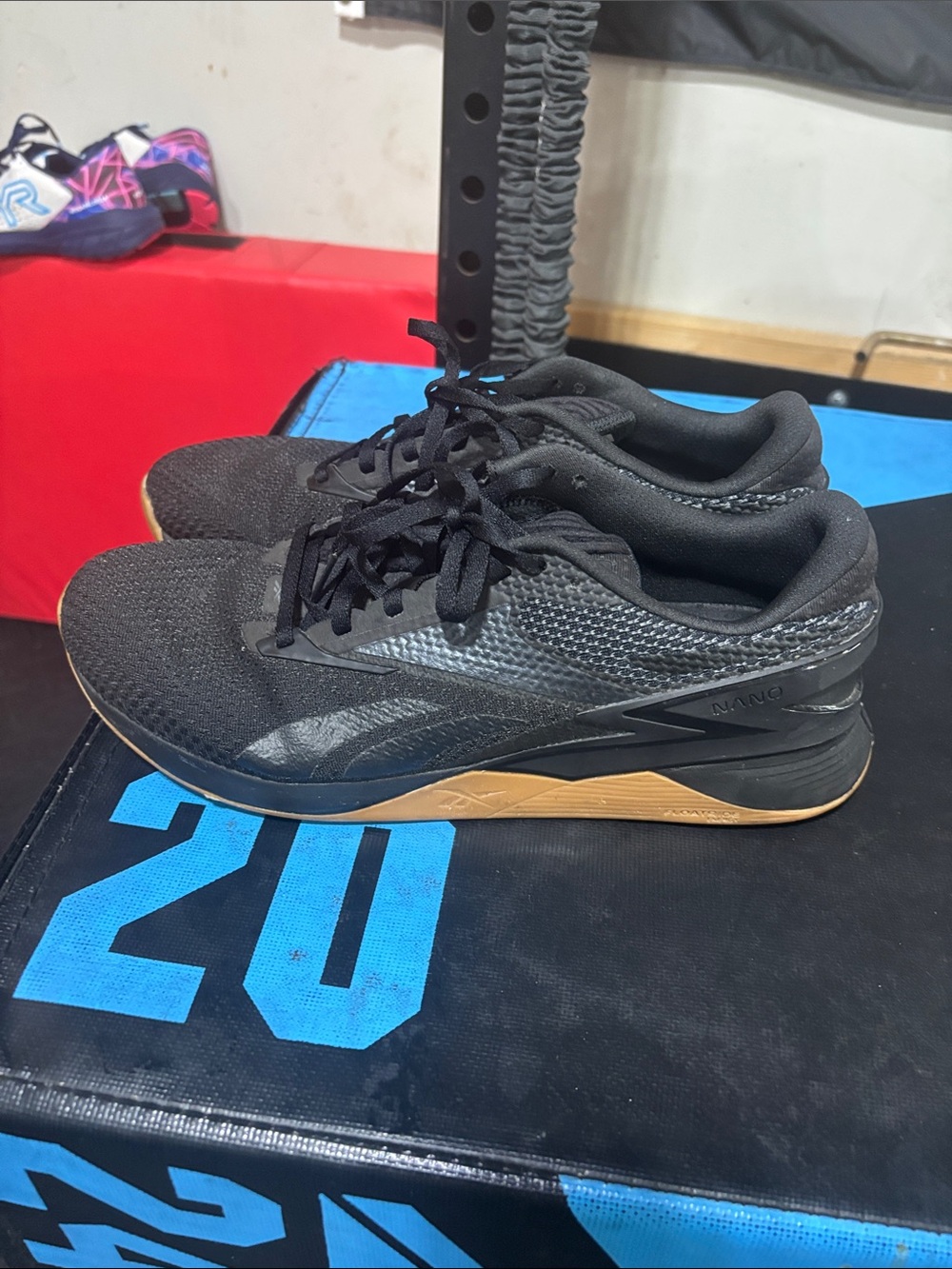 Reebok Black with Gum Sole Cross-Training Shoes - Picture 3 of 7